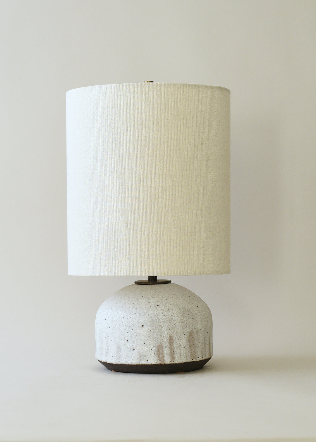 Small Agnes Lamp in Poured White - Victoria Morris Pottery