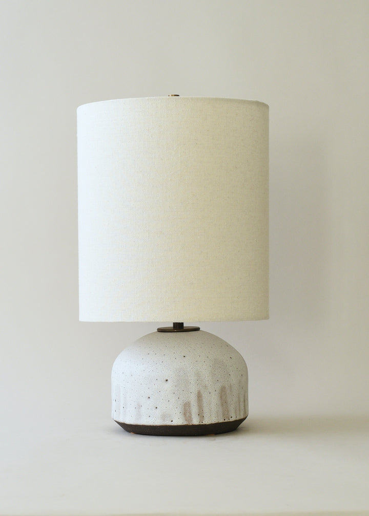 Small Agnes Lamp in Poured White - Victoria Morris Pottery