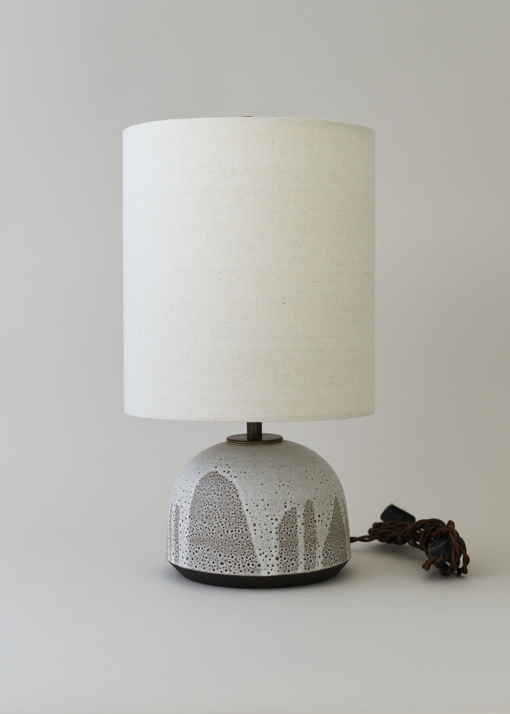 Small Agnes Lamp in Poured White - Victoria Morris Pottery