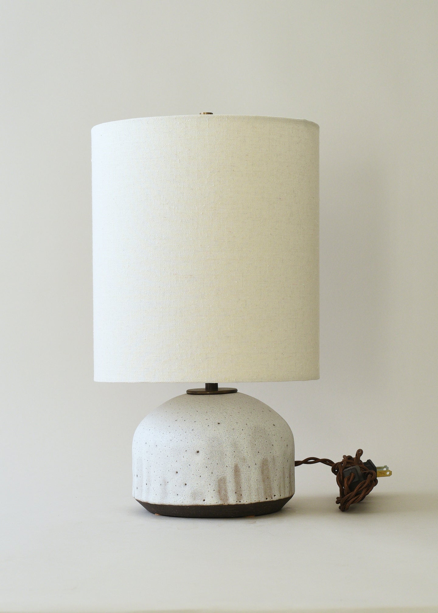 Small Agnes Lamp in Poured White - Victoria Morris Pottery