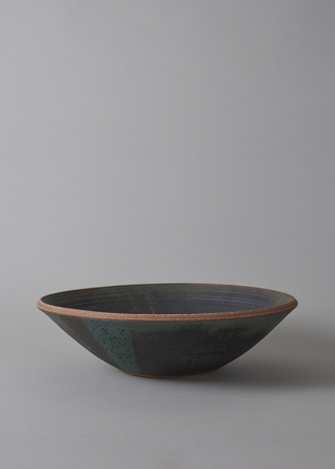 Essential Angled Bowl in Lichen - Victoria Morris Pottery