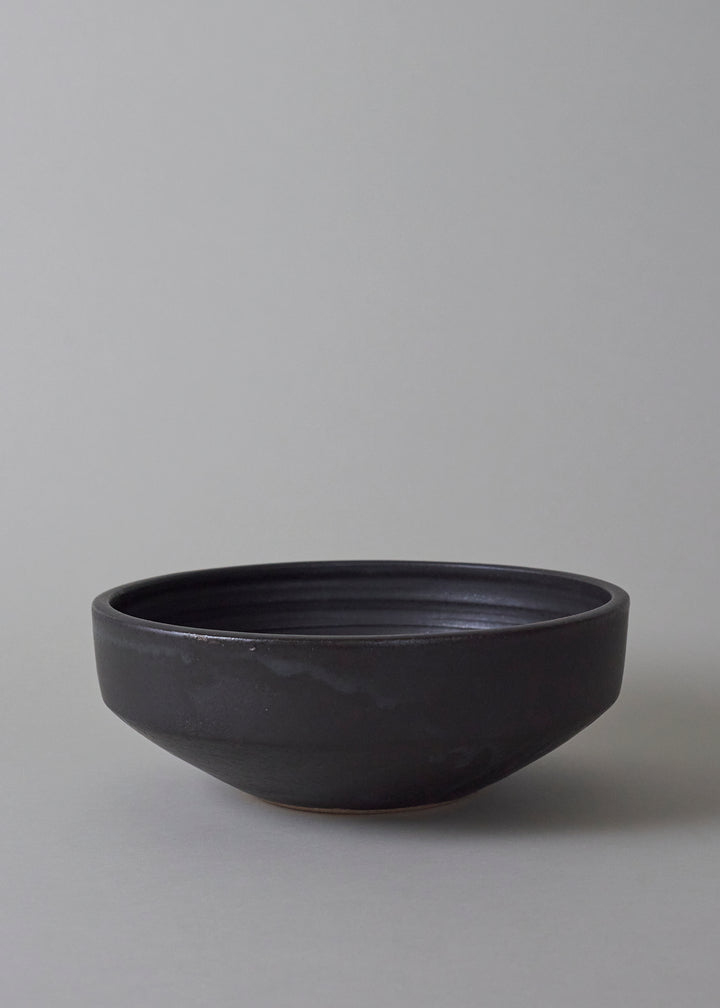 Architectural Bowl in Iron Black - Victoria Morris Pottery