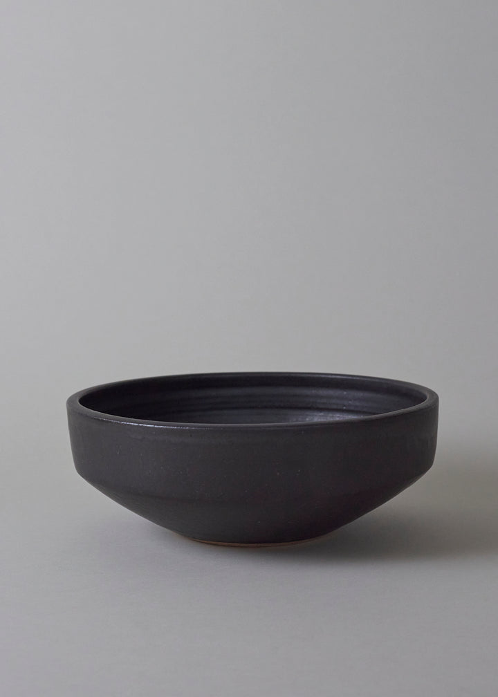 Architectural Bowl in Iron Black - Victoria Morris Pottery