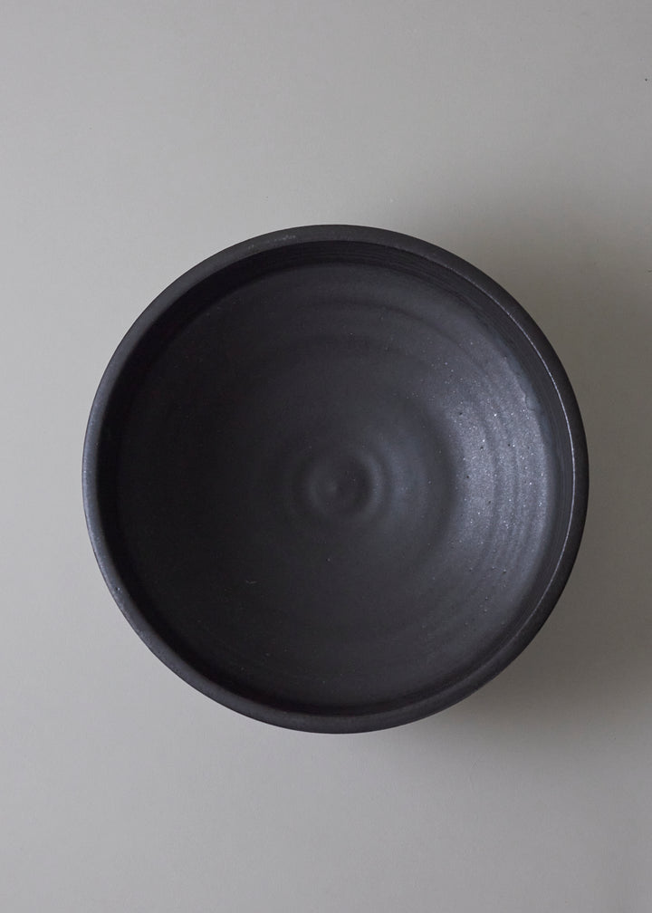 Architectural Bowl in Iron Black - Victoria Morris Pottery