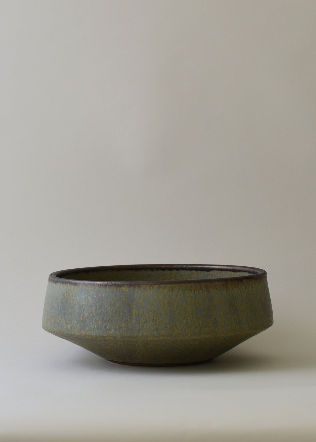 Large Architectural Bowl in Bronzed Agate - Victoria Morris Pottery