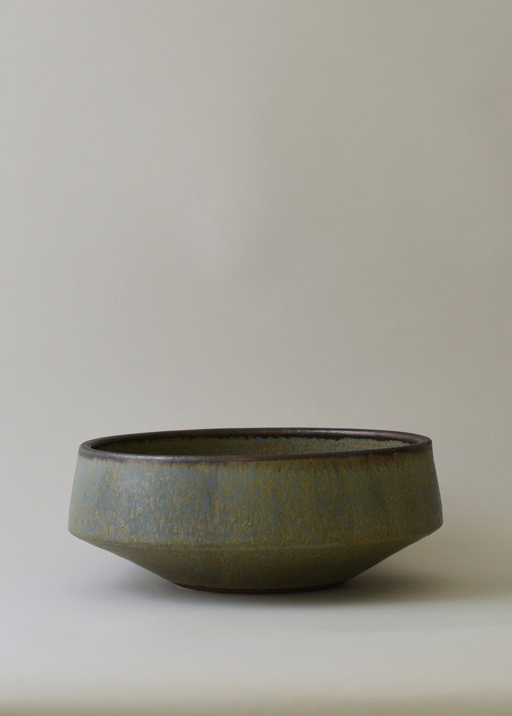 Large Architectural Bowl in Bronzed Agate - Victoria Morris Pottery