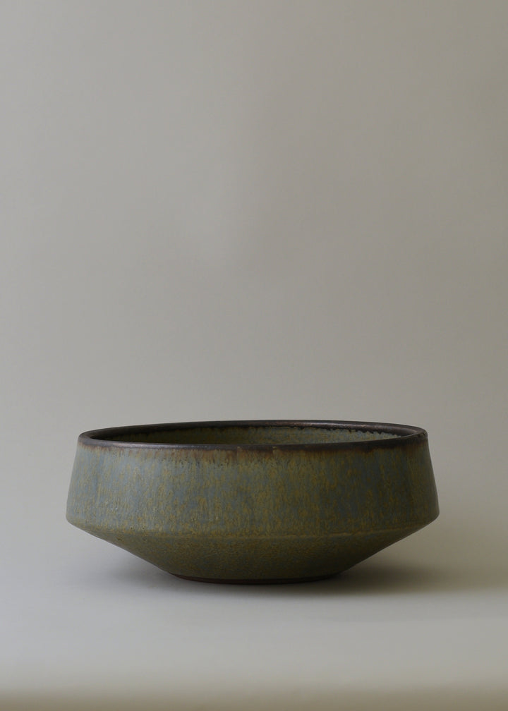 Large Architectural Bowl in Bronzed Agate - Victoria Morris Pottery