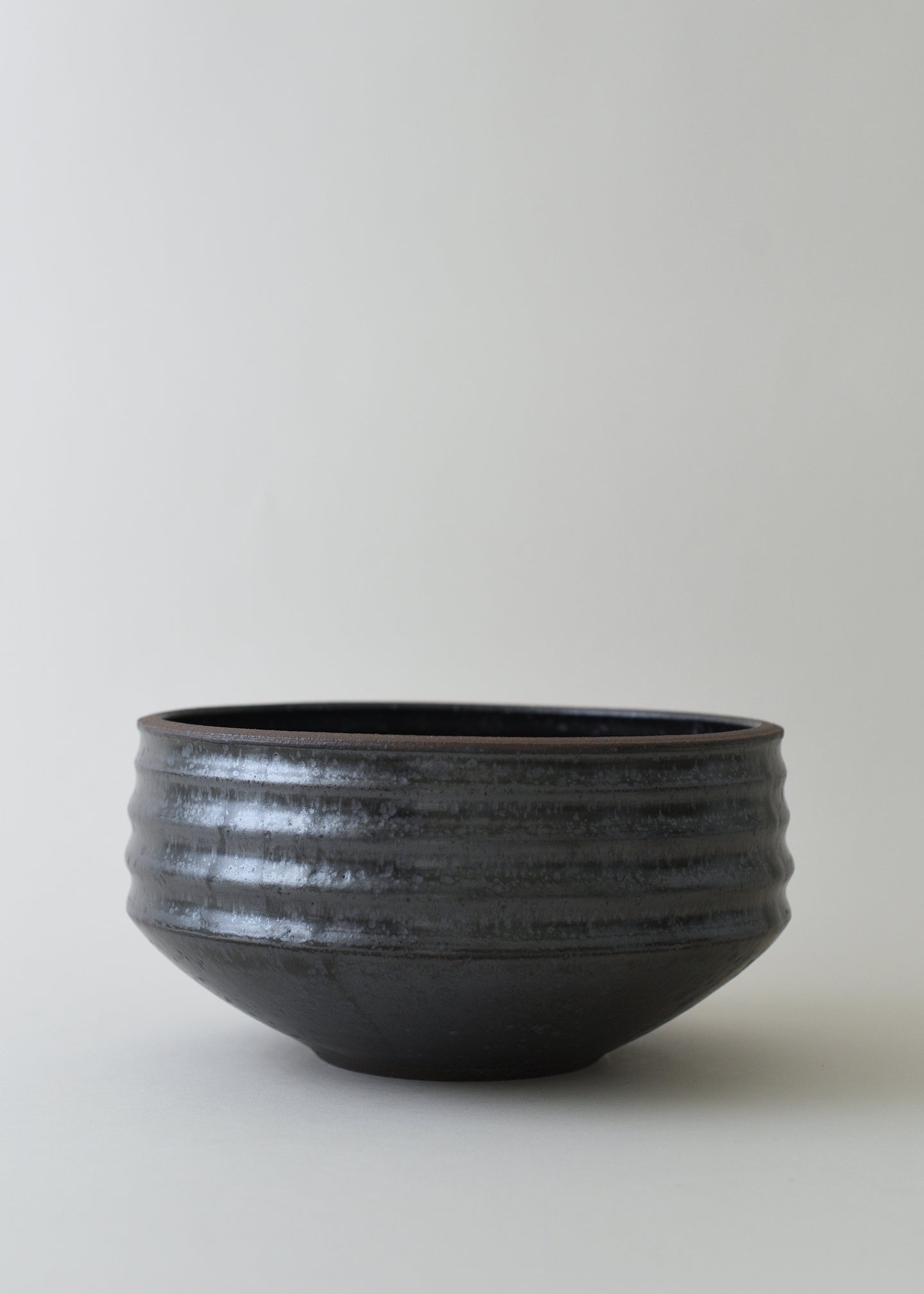 Architectural Bowl in Iron Black - Victoria Morris Pottery