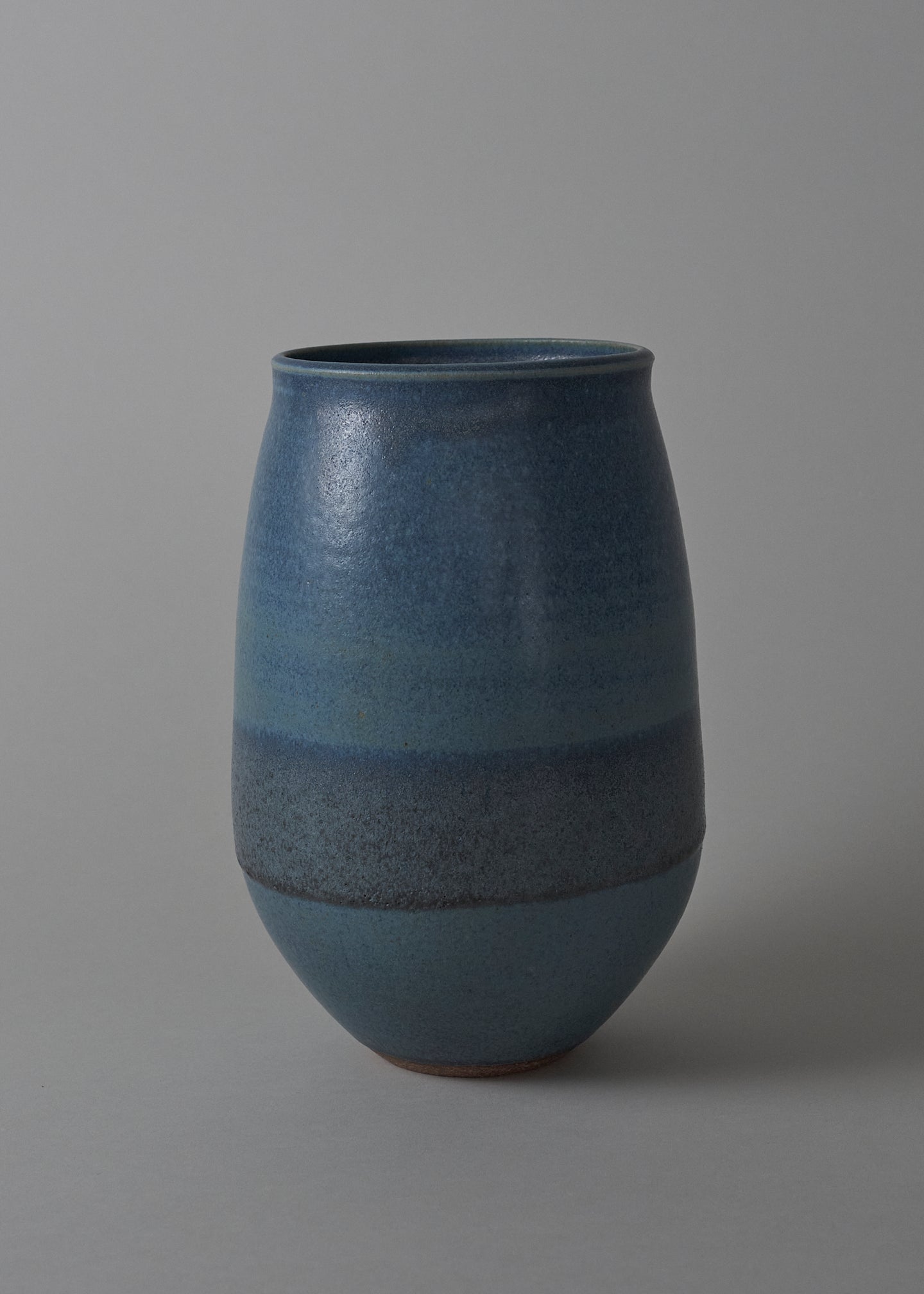 Large Architectural Vase in Azure - Victoria Morris Pottery