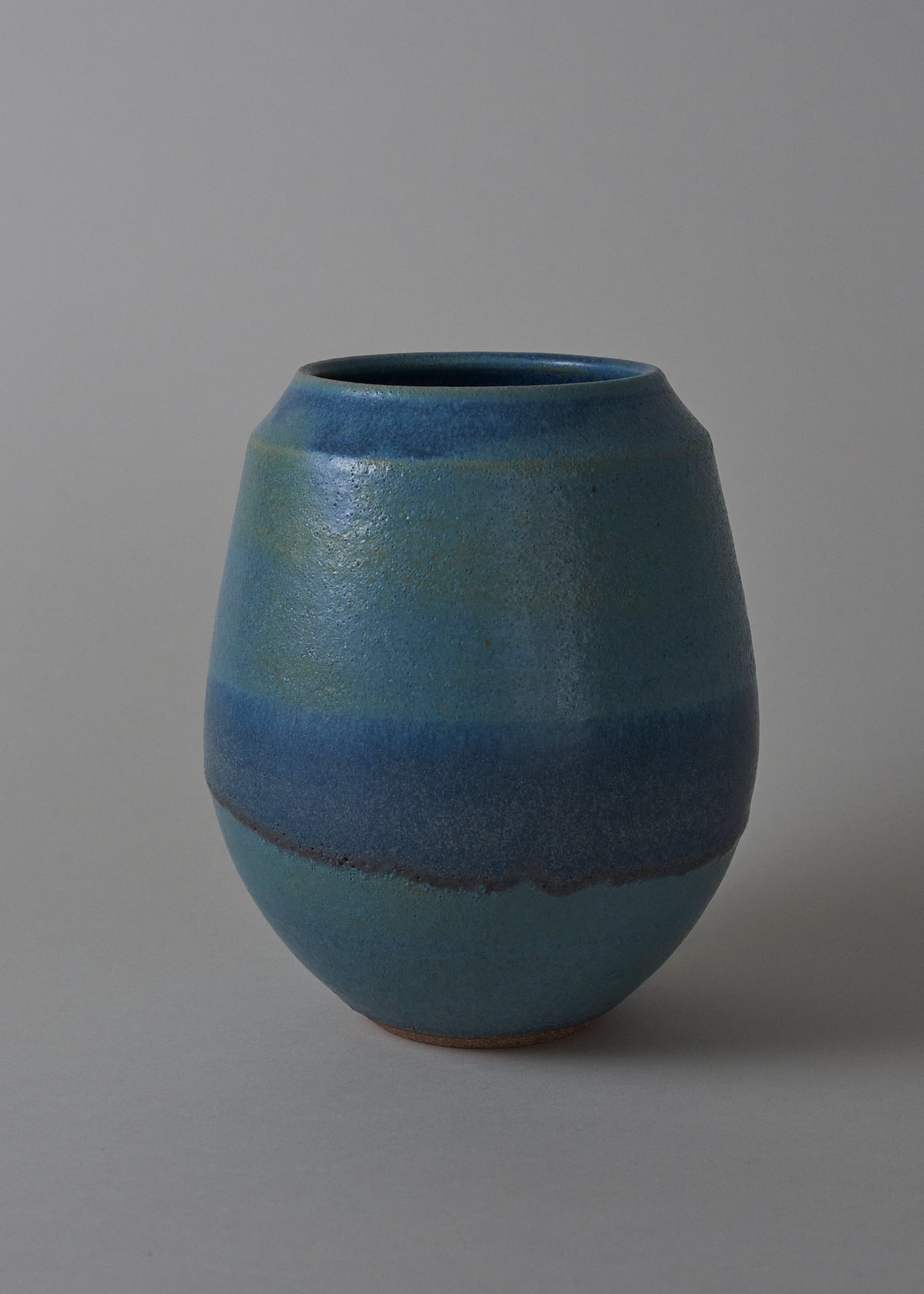 Architectural Vase in Azure - Victoria Morris Pottery