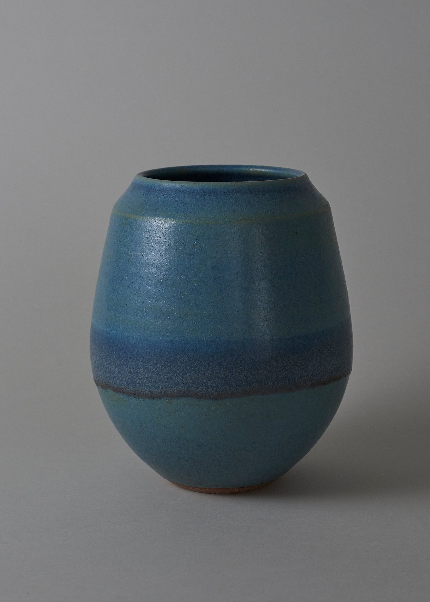 Architectural Vase in Azure - Victoria Morris Pottery