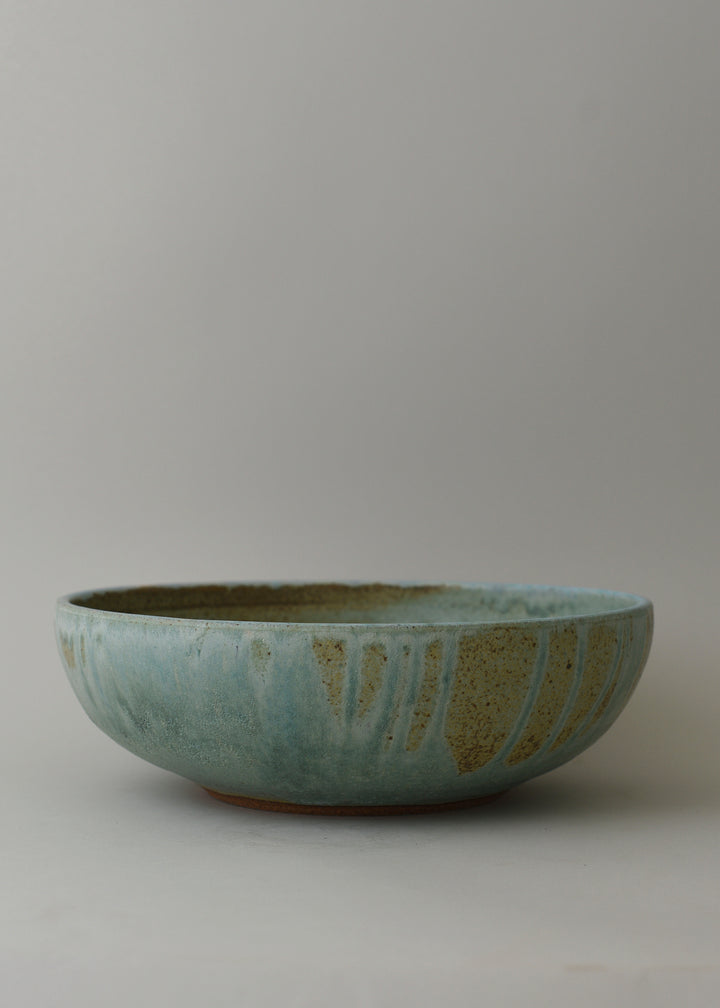 Large Low Rounded Bowl in Cobre - Victoria Morris Pottery