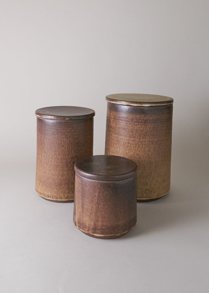 Small Canister in Live Oak - Victoria Morris Pottery