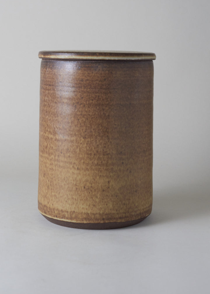 Large Canister in Live Oak - Victoria Morris Pottery