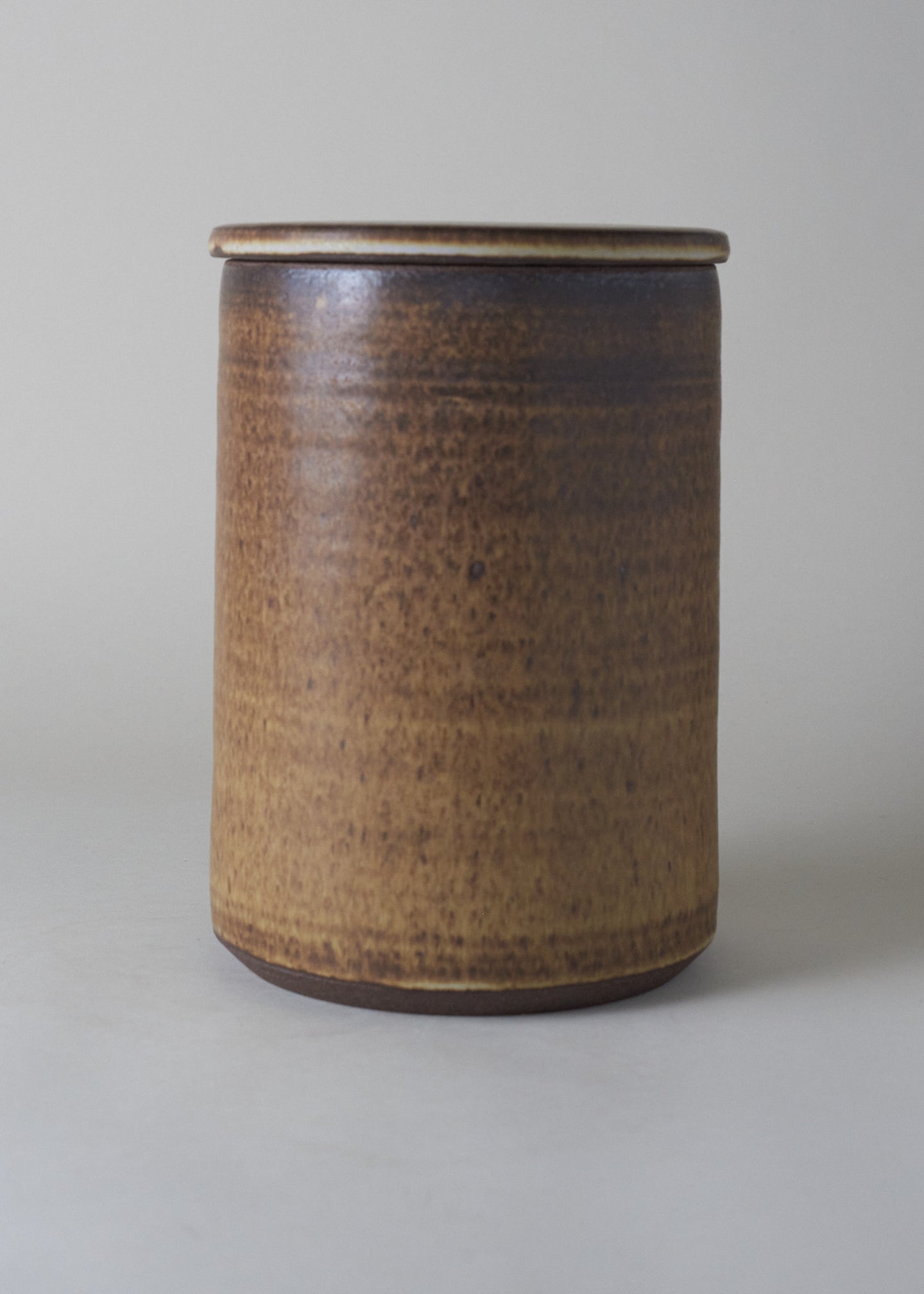Large Canister in Live Oak - Victoria Morris Pottery