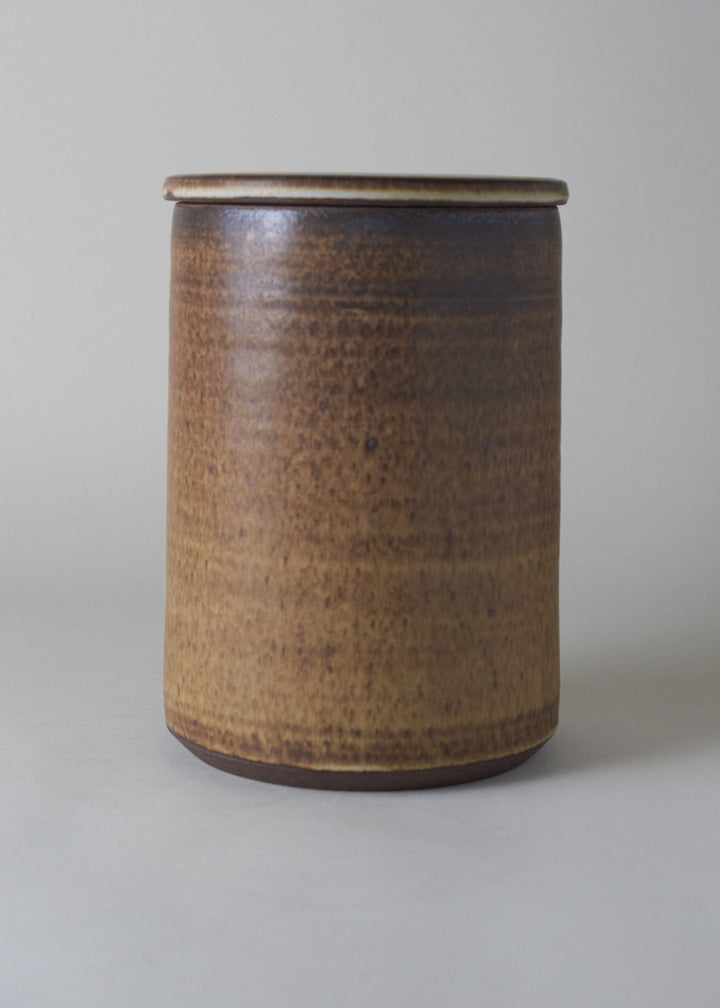 Large Canister in Live Oak - Victoria Morris Pottery