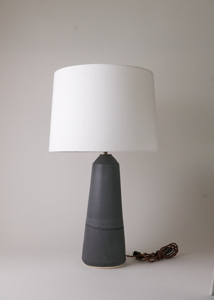 Large Column Lamp Slate - Victoria Morris Pottery
