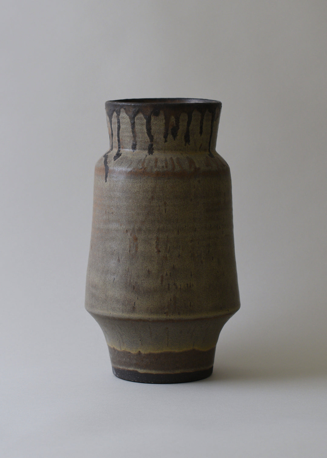 Cubist Vase Series in Bronzed Hazel - Victoria Morris Pottery