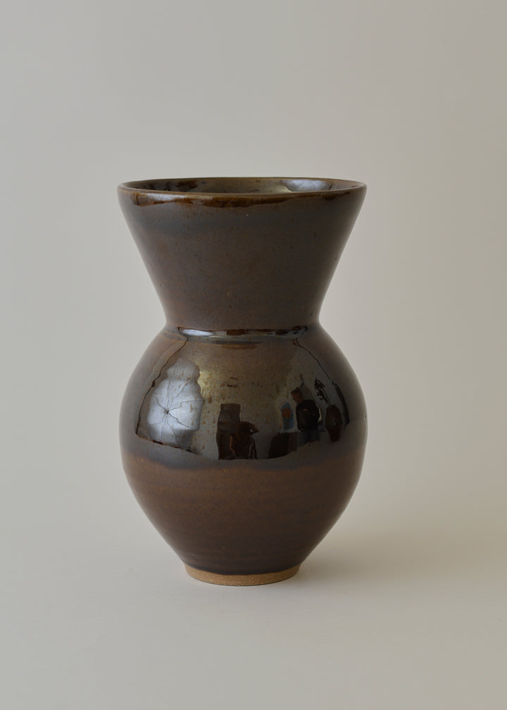 Small Deco Vase in Amber - Victoria Morris Pottery