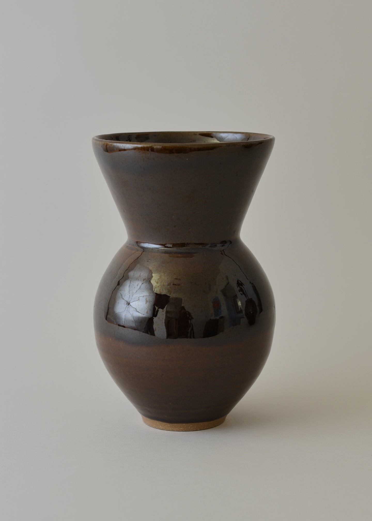 Small Deco Vase in Amber - Victoria Morris Pottery