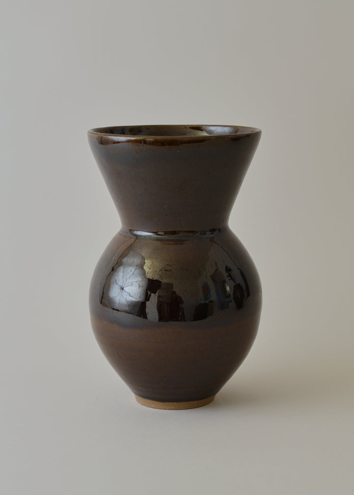 Small Deco Vase in Amber - Victoria Morris Pottery