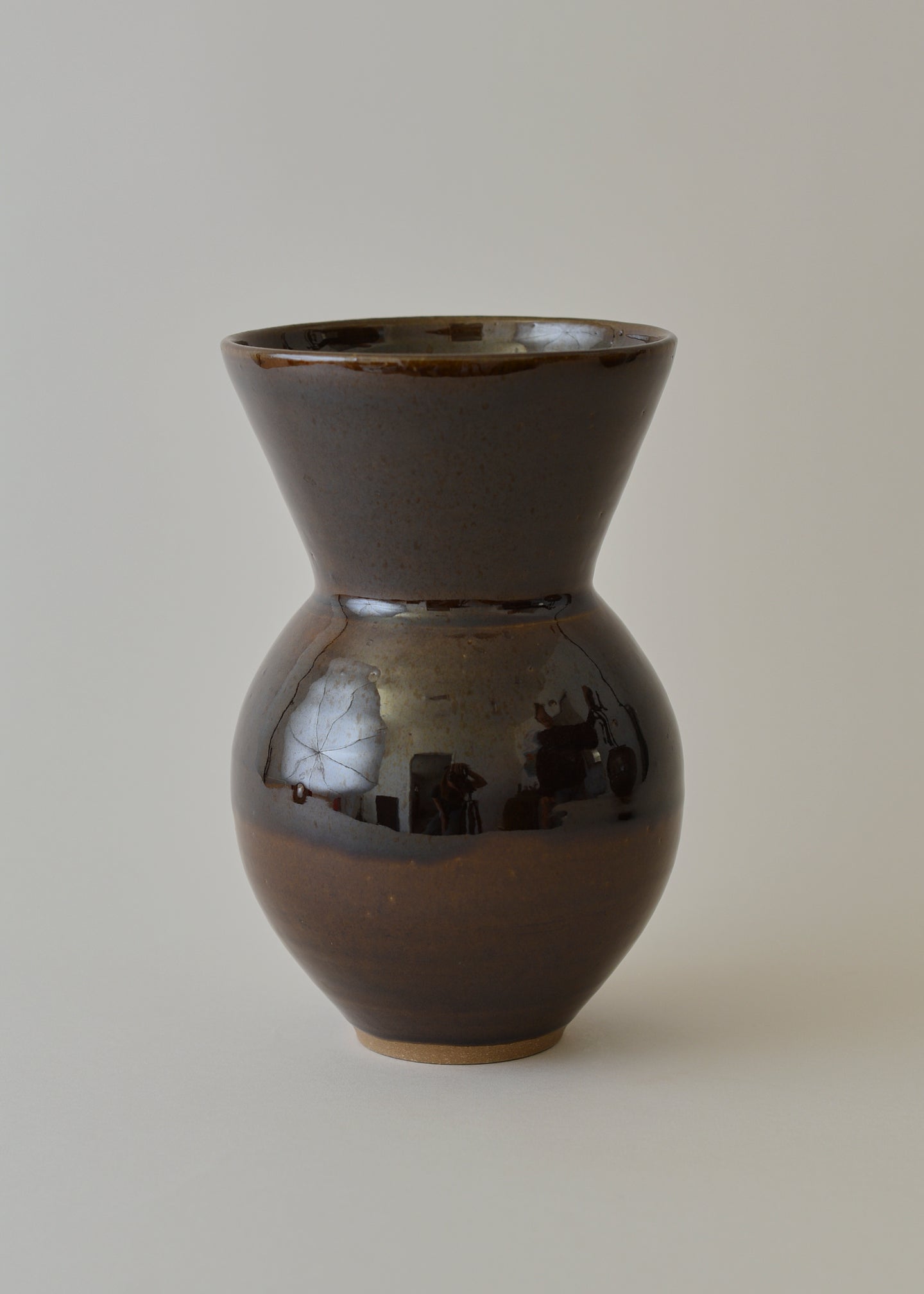 Small Deco Vase in Amber - Victoria Morris Pottery