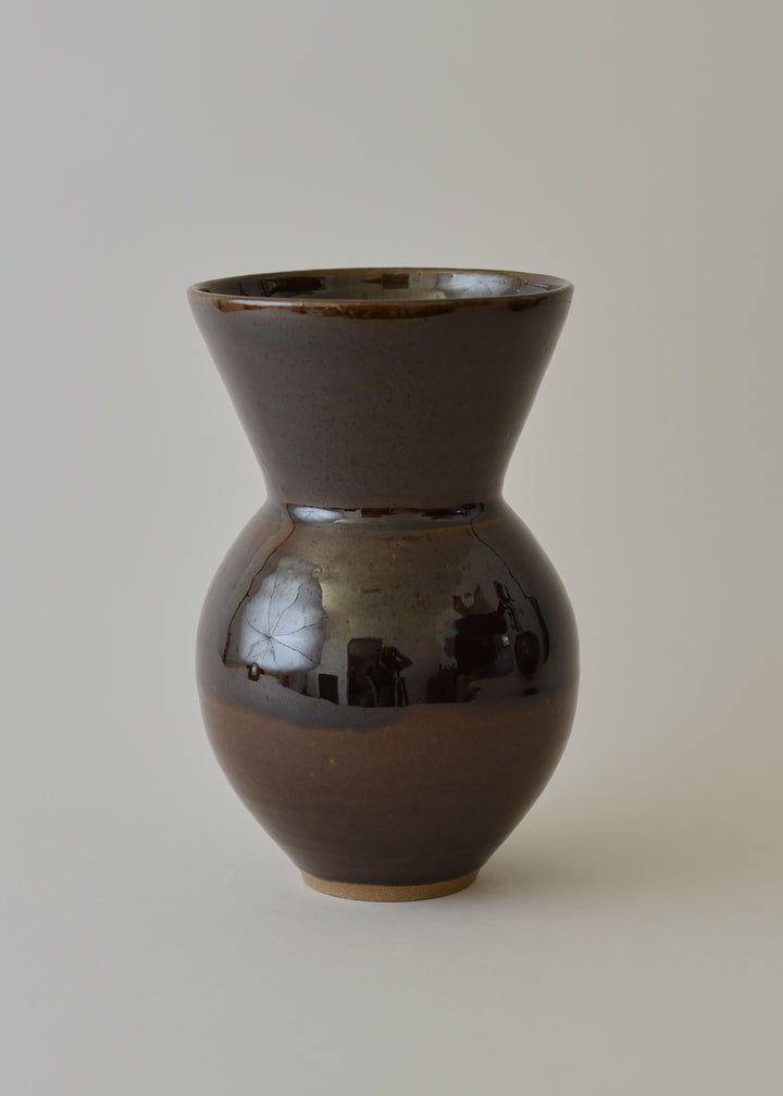 Small Deco Vase in Amber - Victoria Morris Pottery