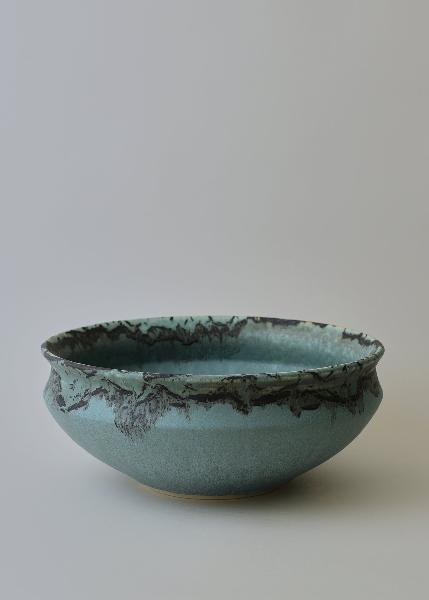 Diana Bowl in Bronzed Jade - Victoria Morris Pottery