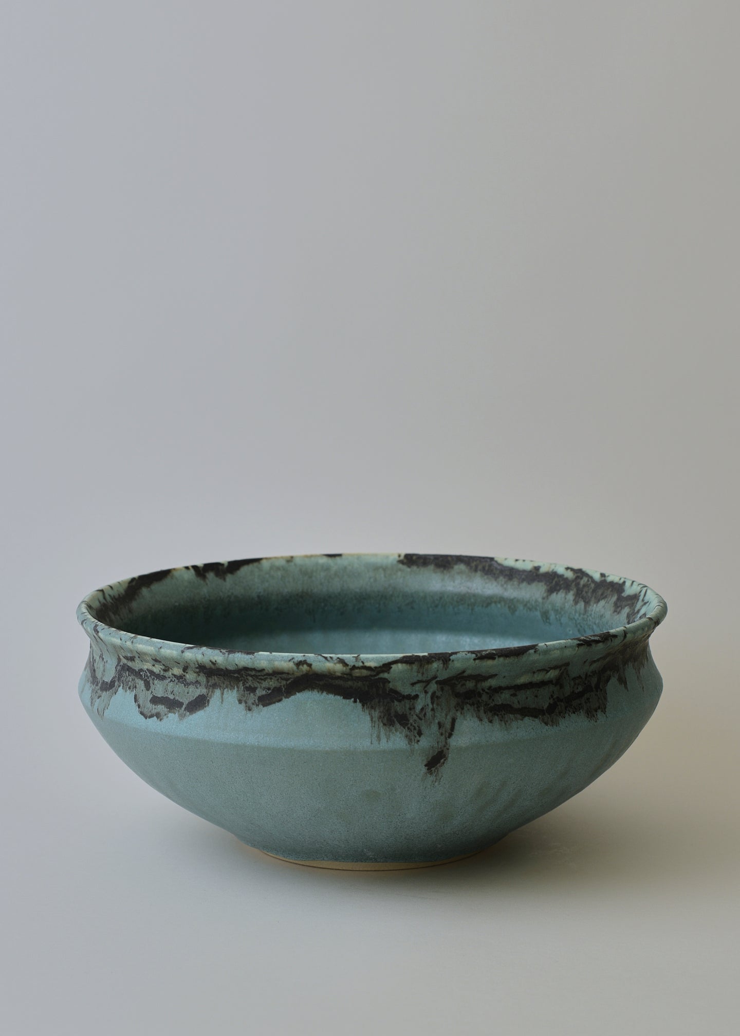 Diana Bowl in Bronzed Jade - Victoria Morris Pottery
