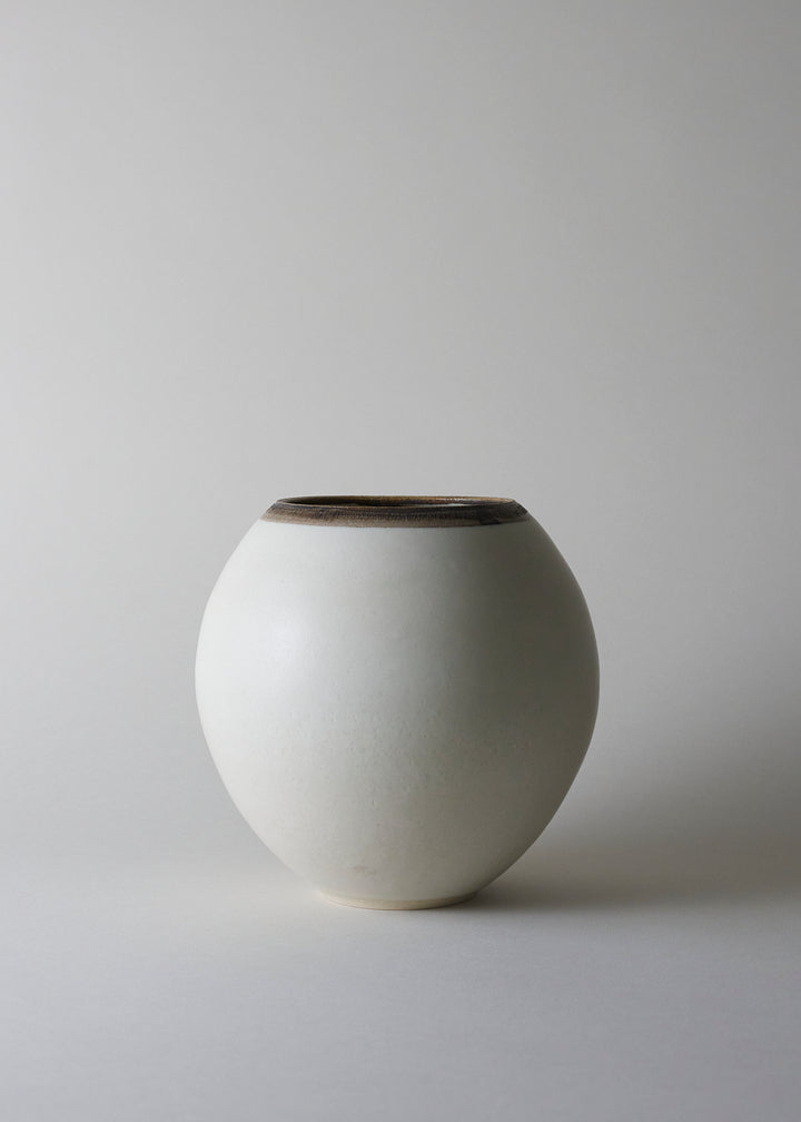 Essential Orb Vase in Bronzed Birch - Victoria Morris Pottery