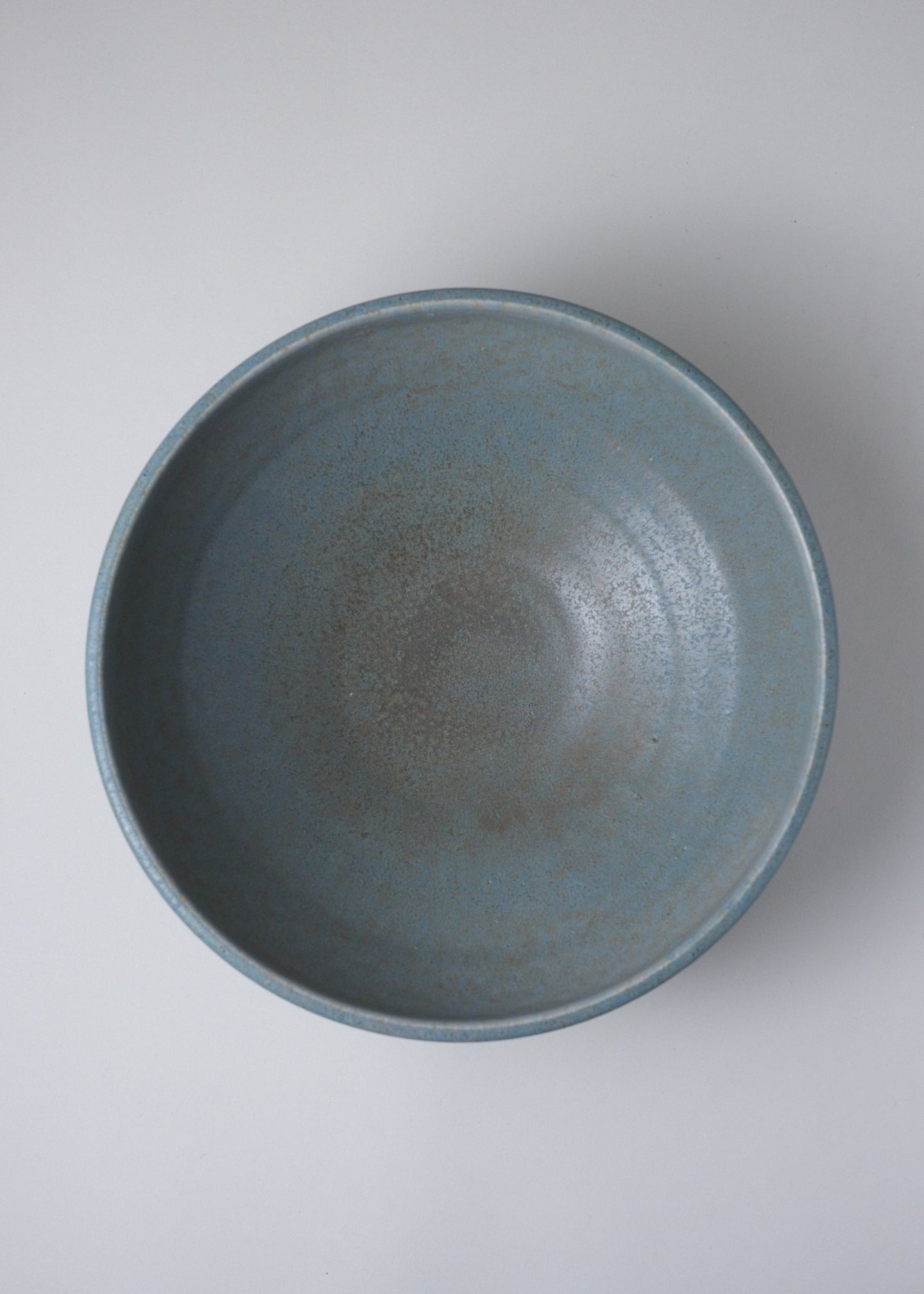 Essential Rounded Serving Bowl in Lake Blue - Victoria Morris Pottery