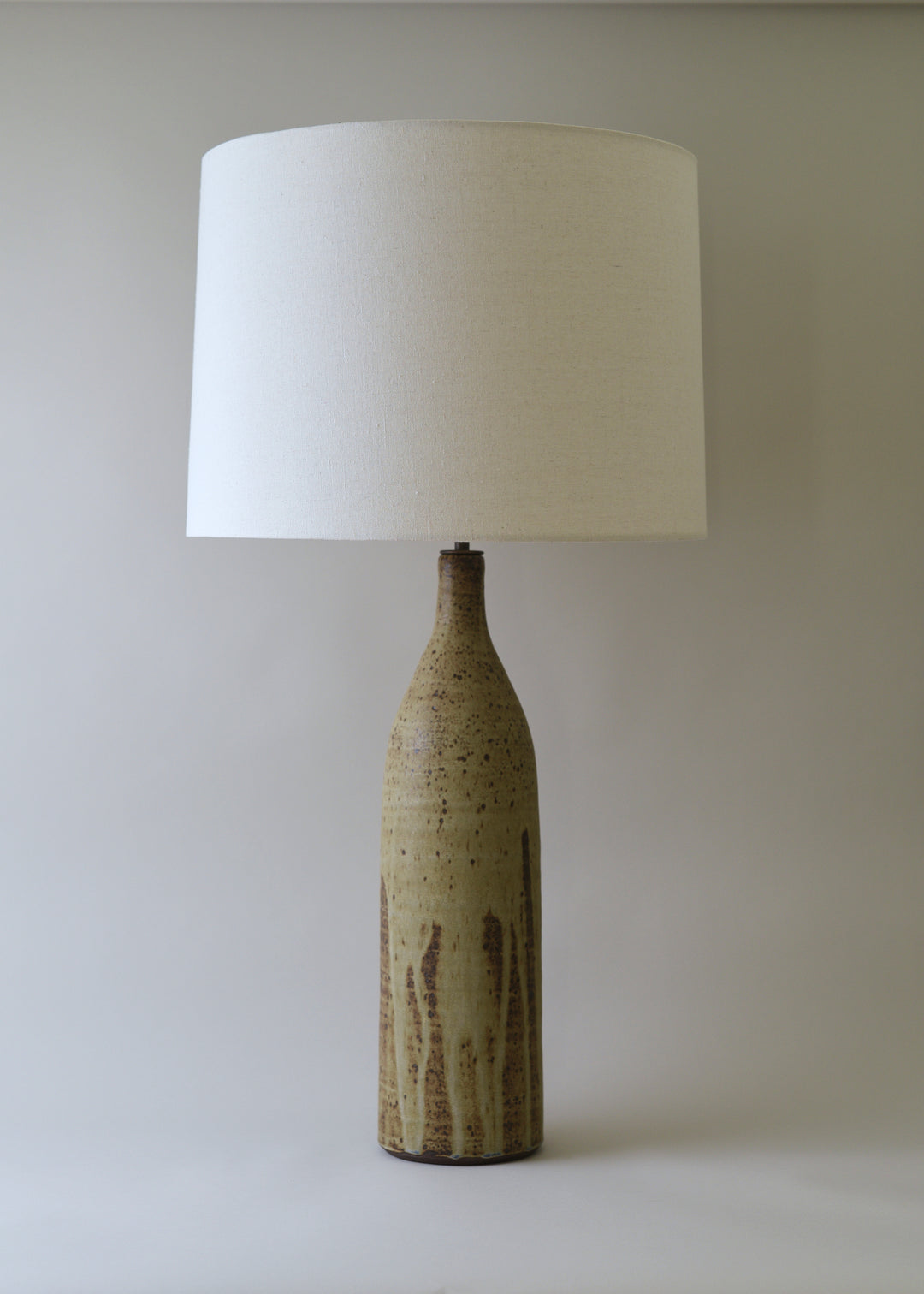 Extra Large Bottle Lamp in Live Oak - Victoria Morris Pottery
