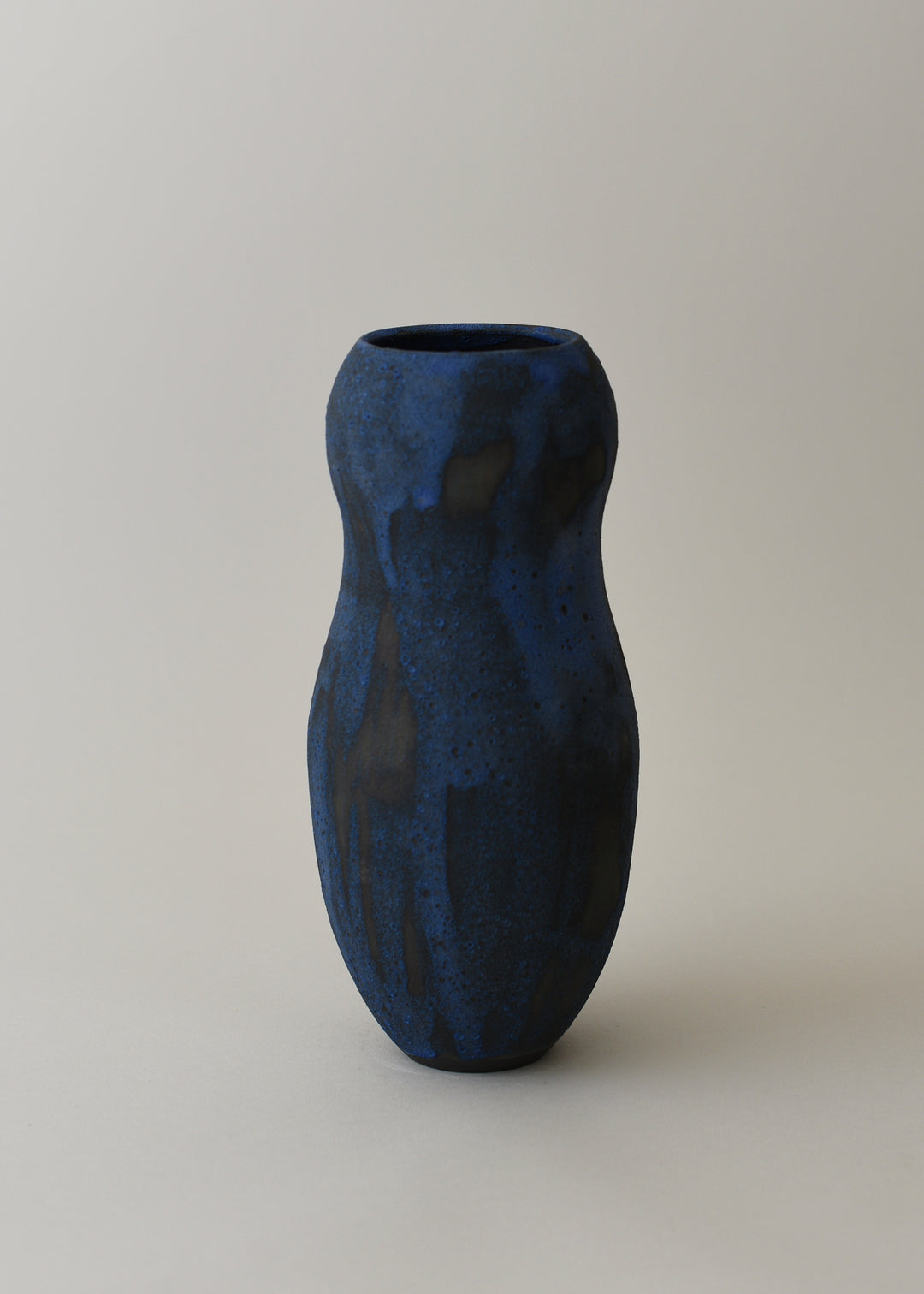 Small Figure Vase no. 2 in Brushed Cobalt - Victoria Morris Pottery