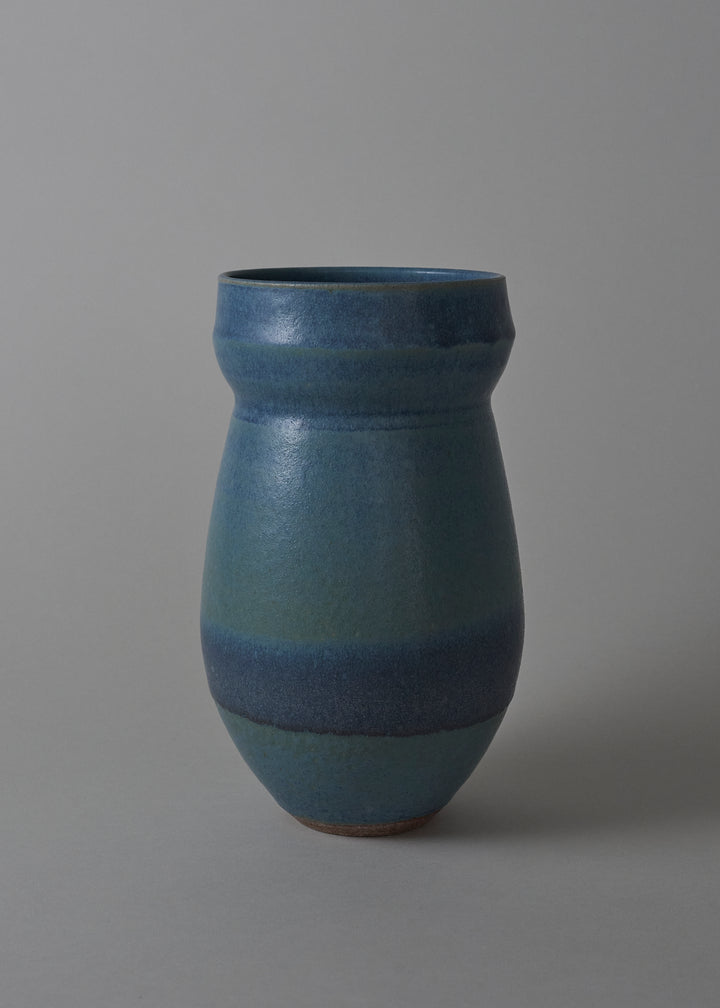 Flora Series Vase in Azure - Victoria Morris Pottery