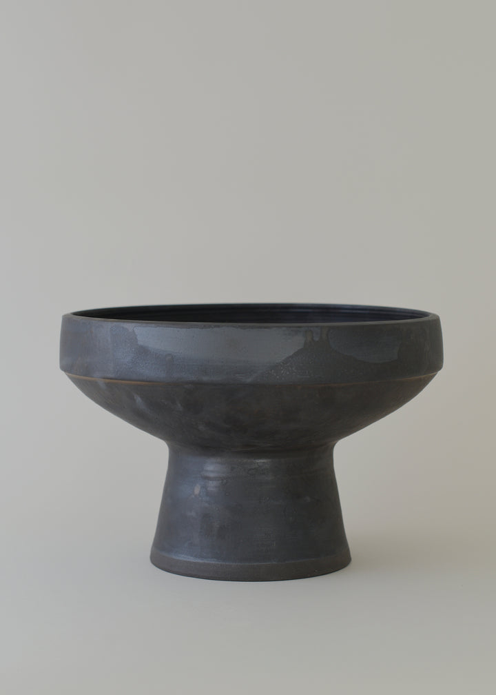Elevated Bowl in Brushed Bronze - Victoria Morris Pottery