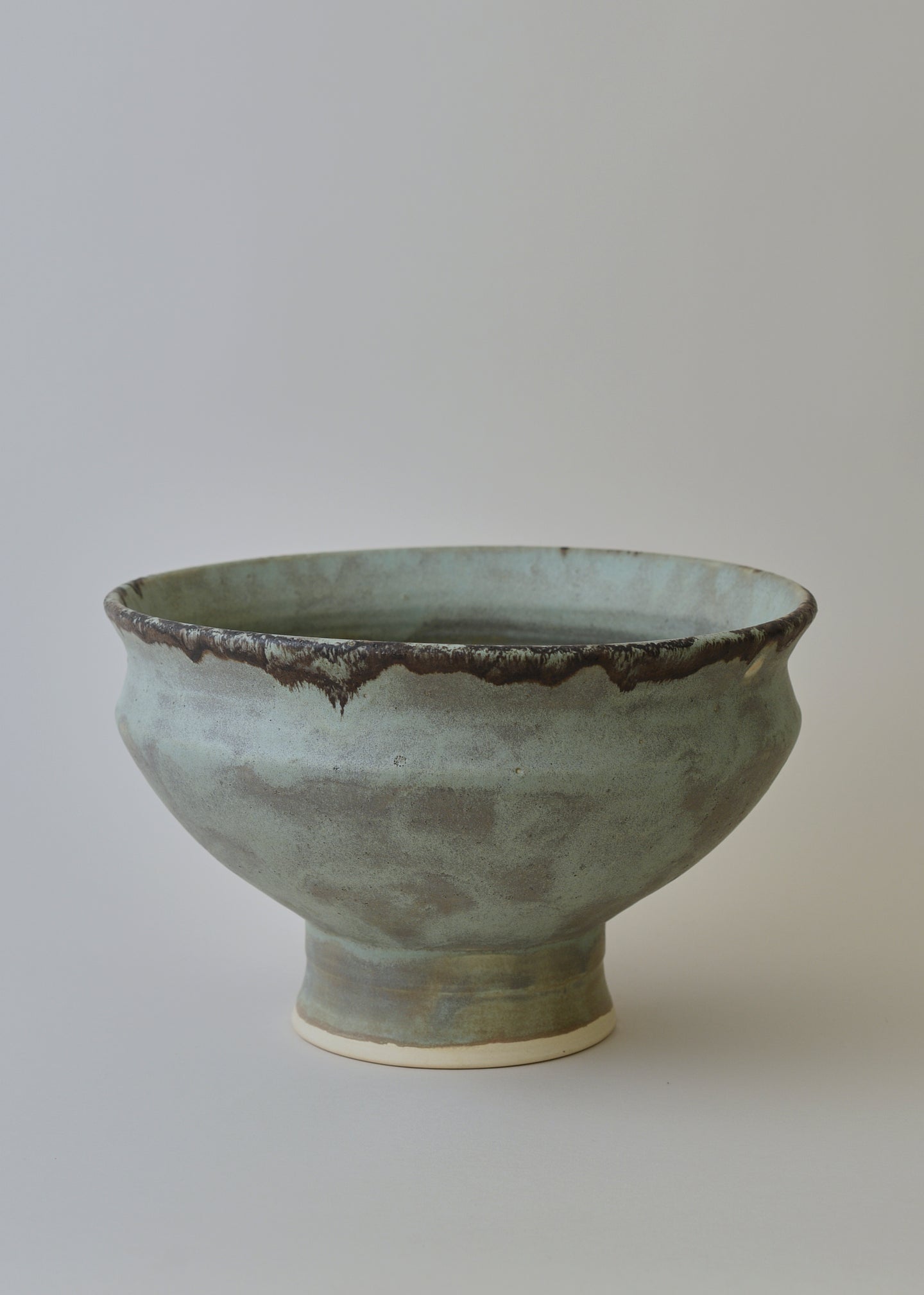 Elevated Bowl in Bronzed Mineral - Victoria Morris Pottery