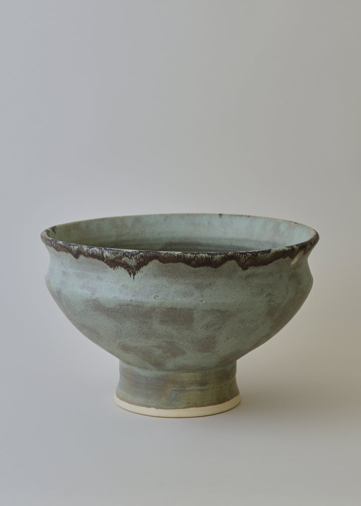 Elevated Bowl in Bronzed Mineral - Victoria Morris Pottery