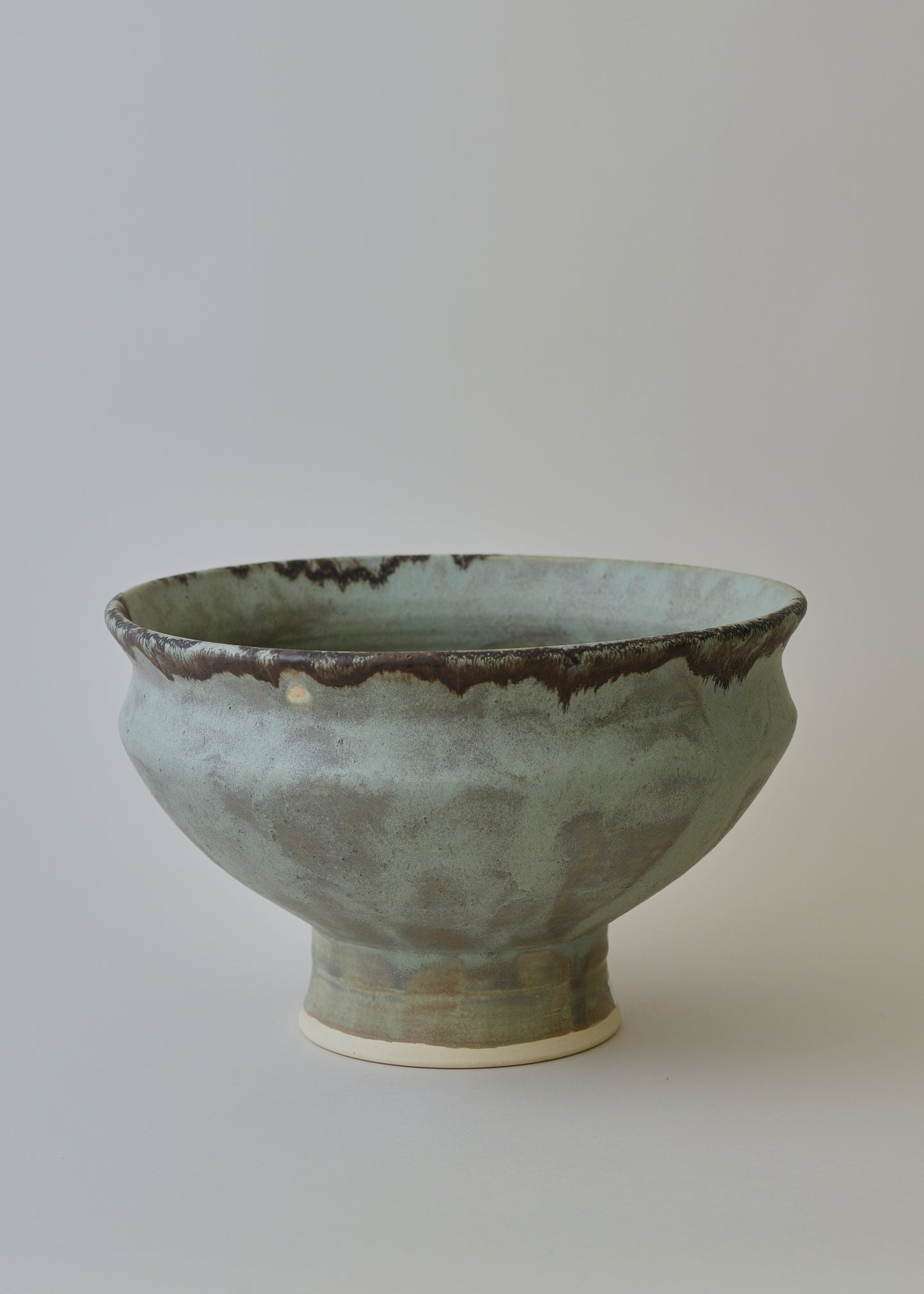 Elevated Bowl in Bronzed Mineral - Victoria Morris Pottery