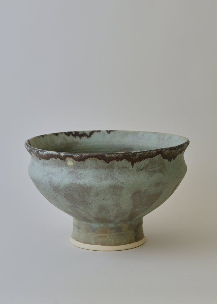 Elevated Bowl in Bronzed Mineral - Victoria Morris Pottery
