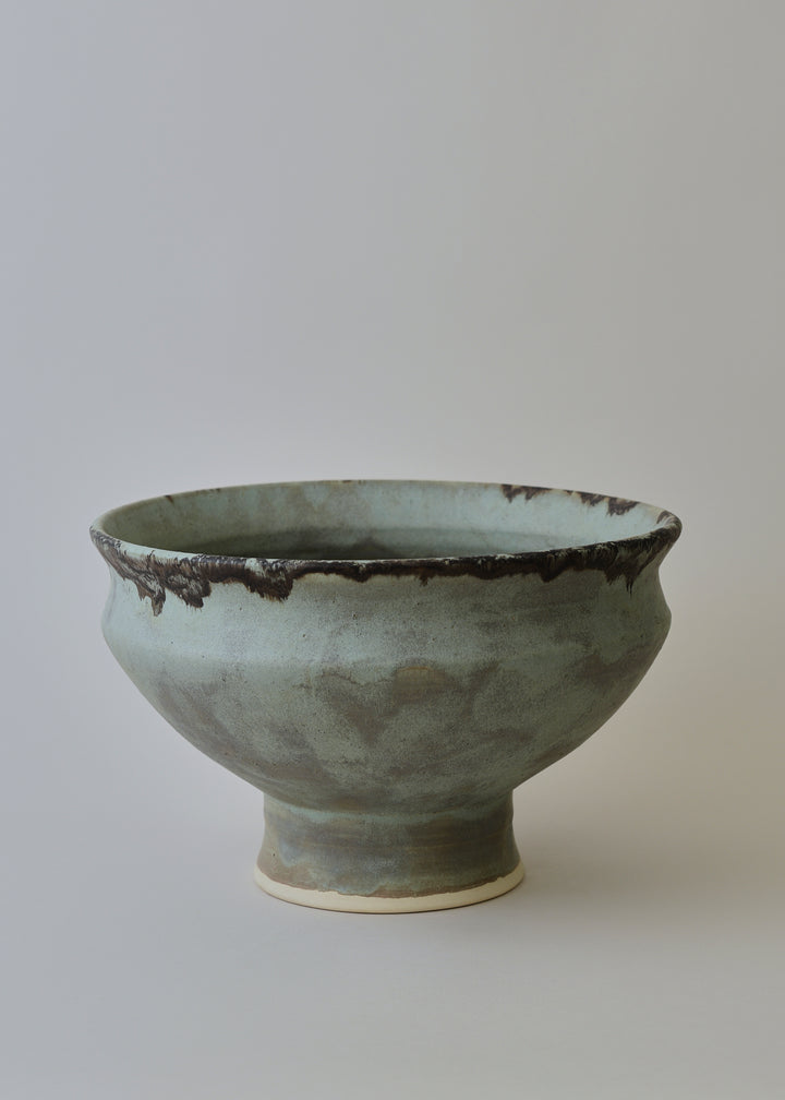 Elevated Bowl in Bronzed Mineral - Victoria Morris Pottery