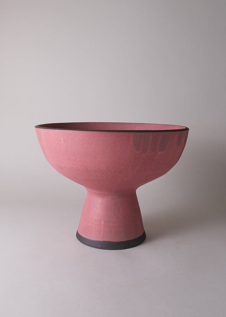 Footed Bowl No.8 in Ruby - Victoria Morris Pottery