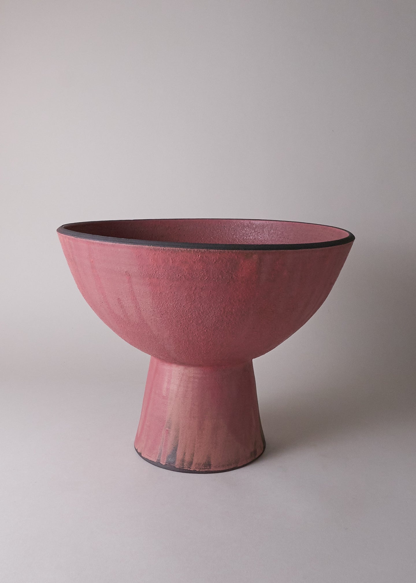 Footed Bowl No.9 in Ruby - Victoria Morris Pottery