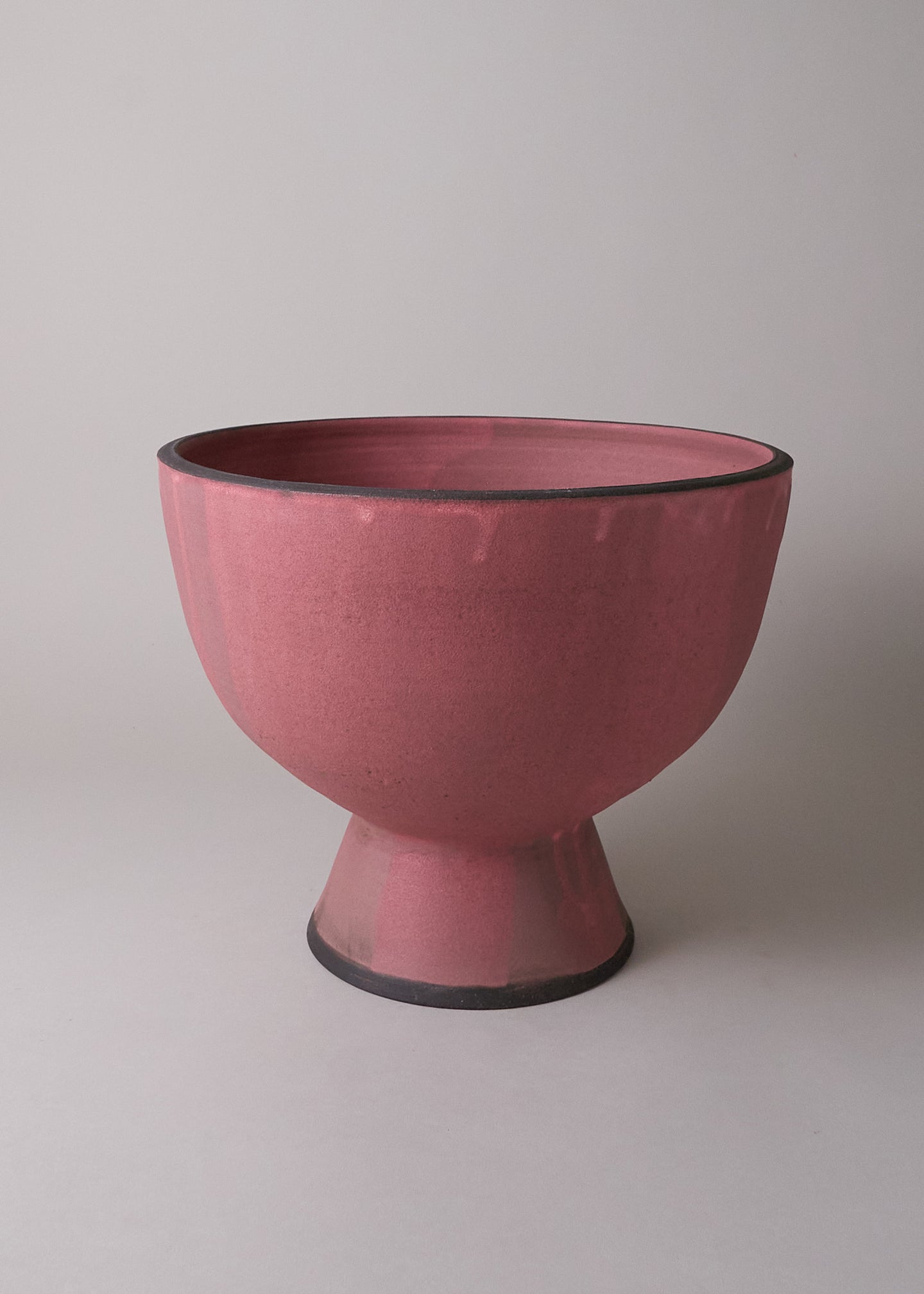 Footed Bowl No.11 in Ruby - Victoria Morris Pottery
