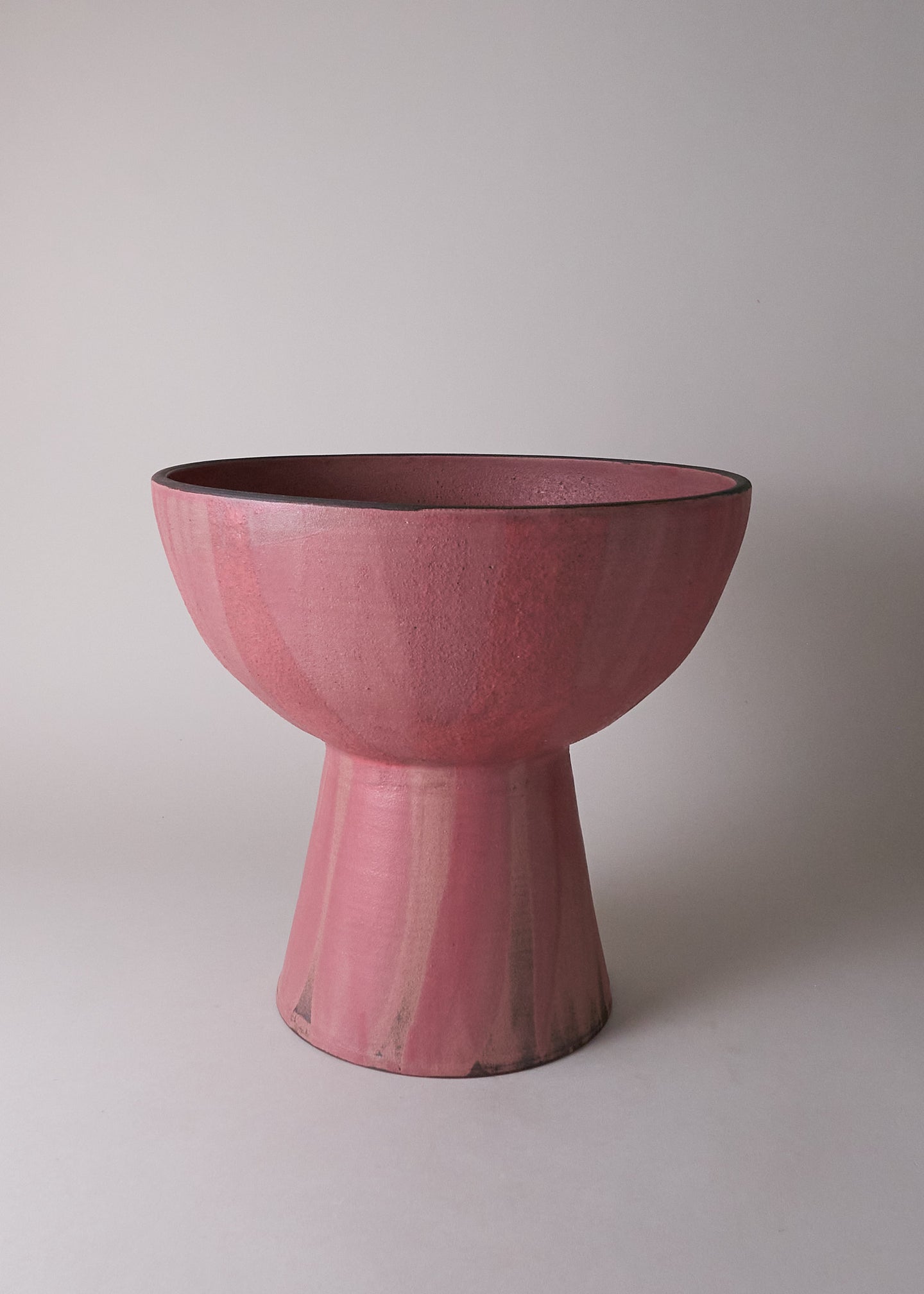 Footed Bowl No.10 in Ruby - Victoria Morris Pottery