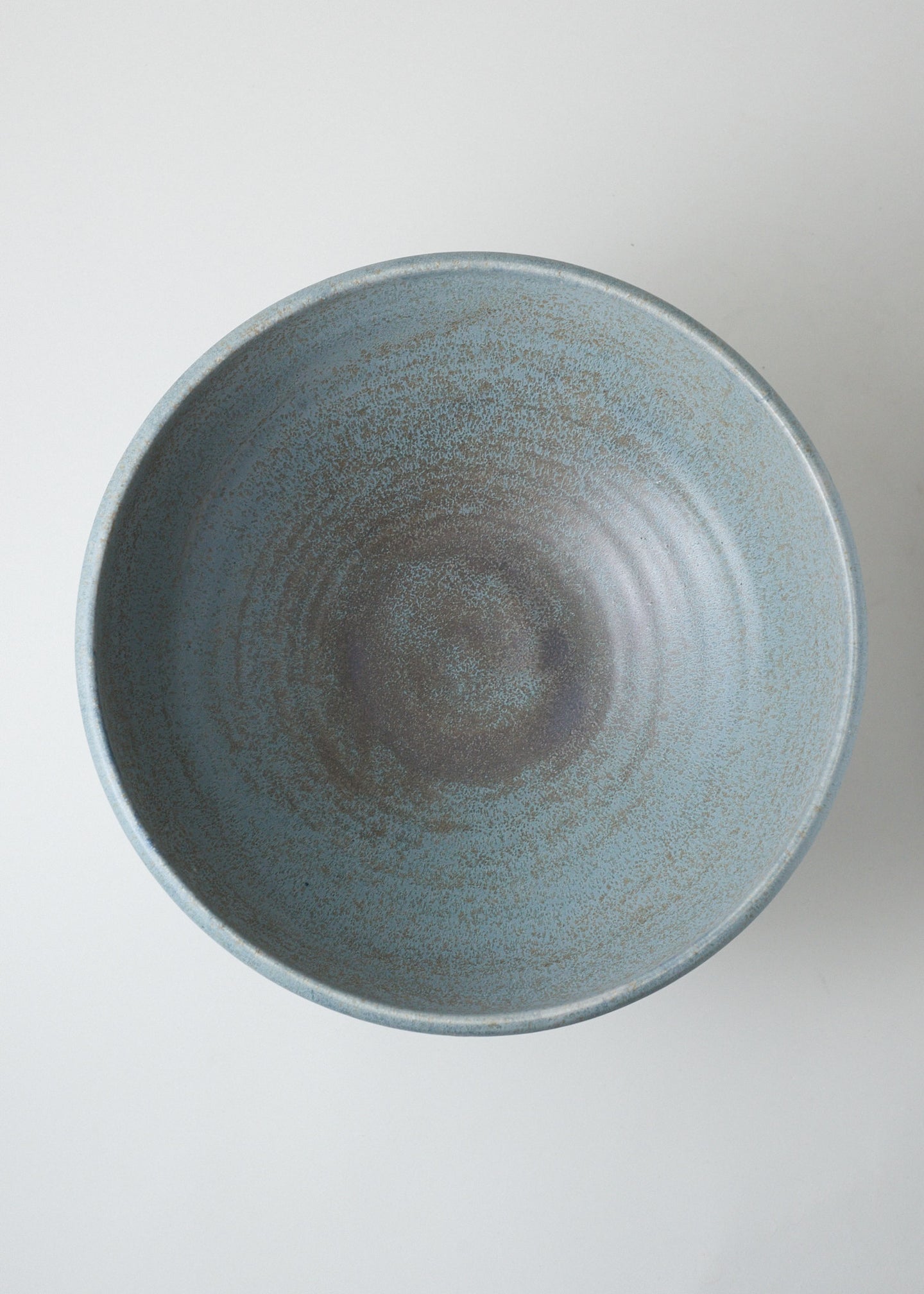 Large Footed Bowl in Lake Blue - Victoria Morris Pottery