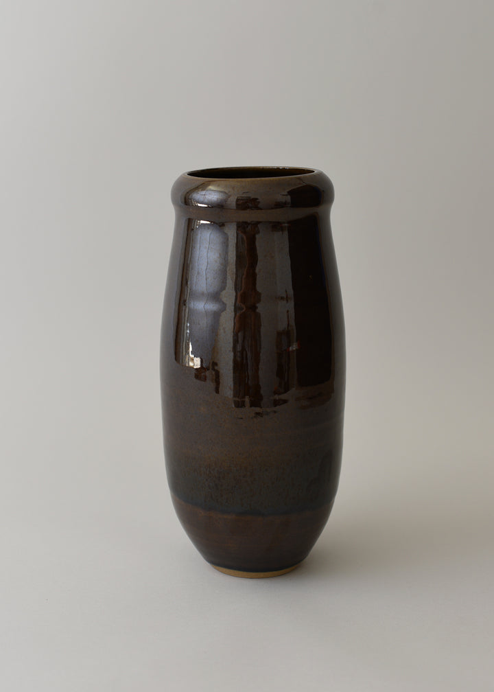 Gourd Series Vase No. 3 in Amber - Victoria Morris Pottery