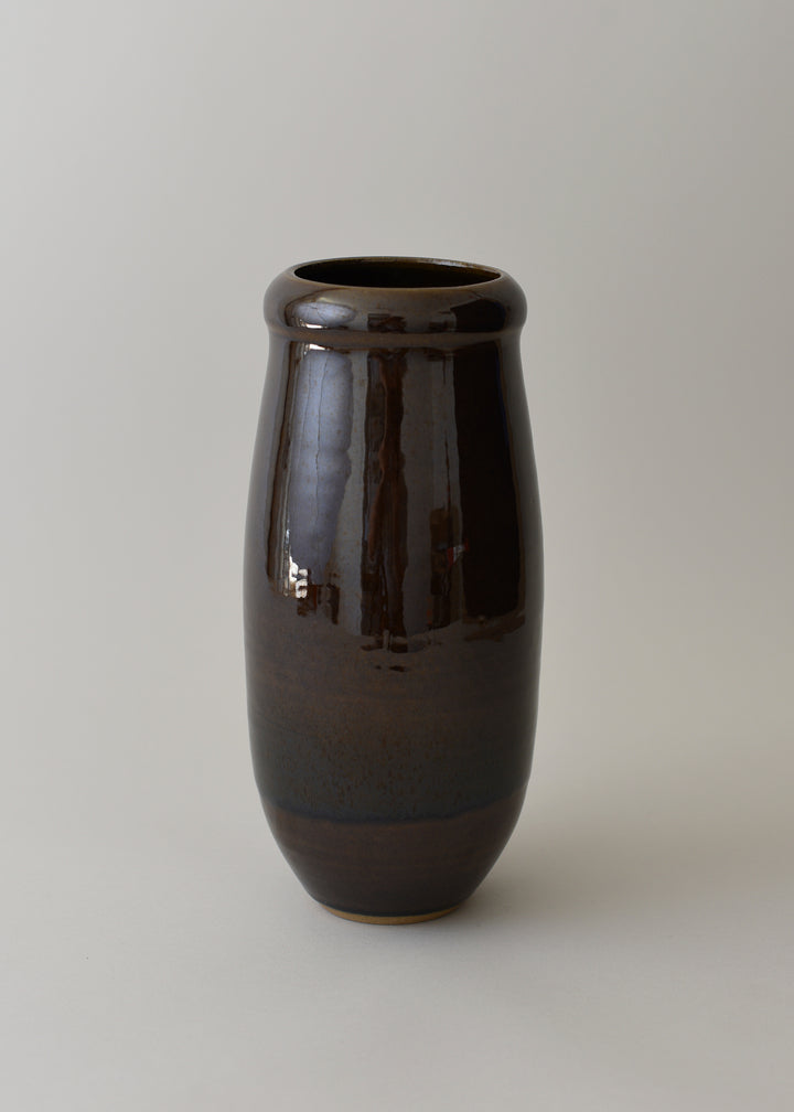 Gourd Series Vase No. 3 in Amber - Victoria Morris Pottery