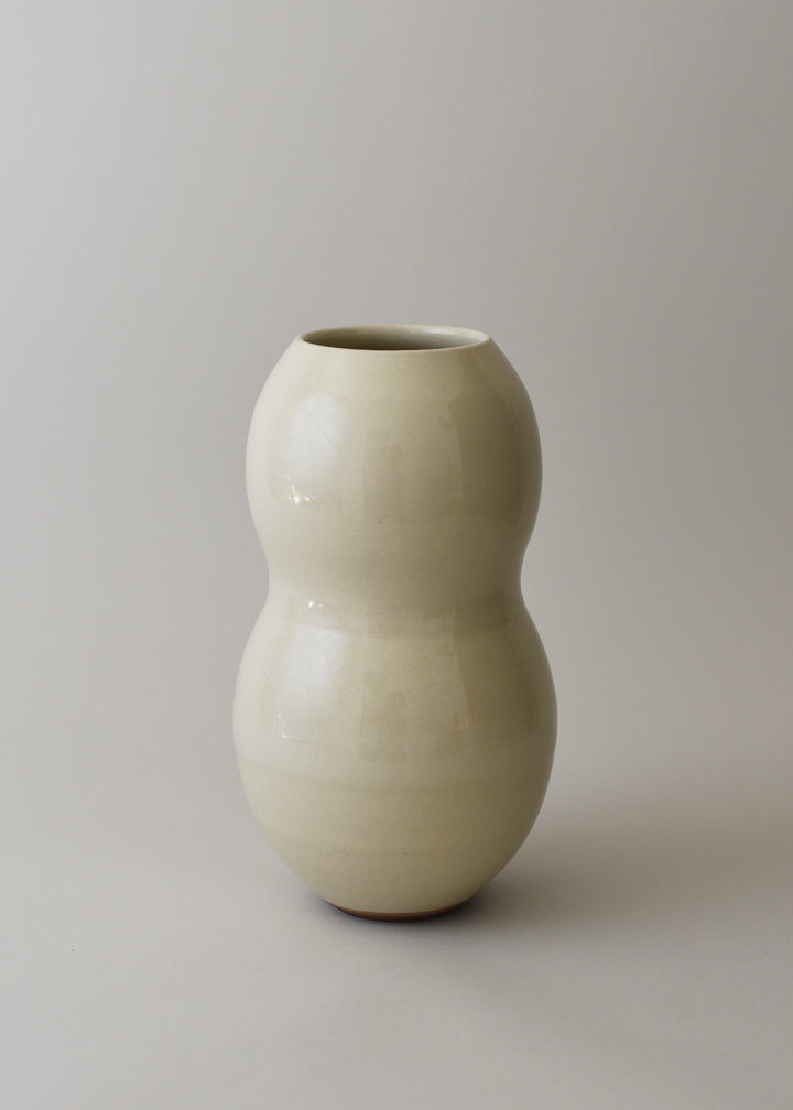 Small Gourd Series Vase no. 4 in Bone - Victoria Morris Pottery