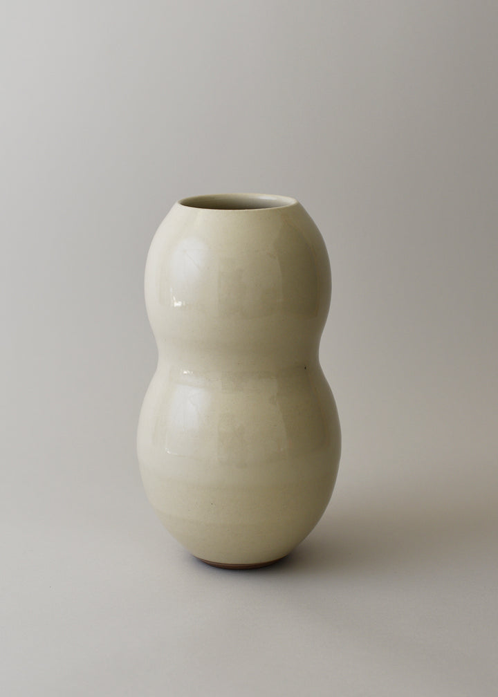 Small Gourd Series Vase no. 4 in Bone - Victoria Morris Pottery