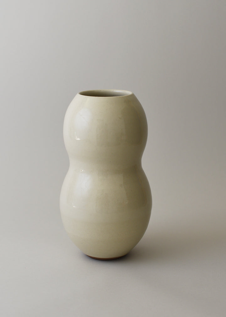 Small Gourd Series Vase no. 4 in Bone - Victoria Morris Pottery